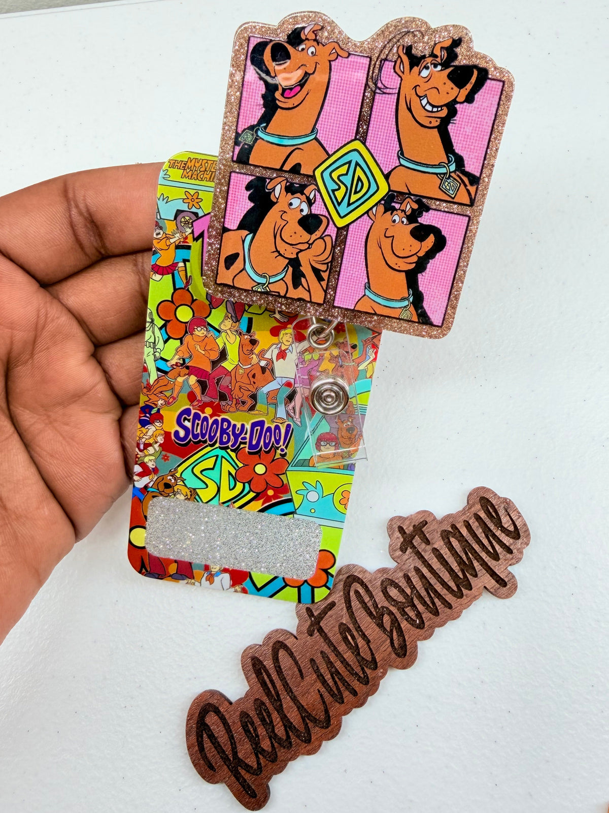 Where are You Badge Reel & Badge Buddy Set | Matching Character ID Badge Holder | Fun Pediatric & Healthcare Badge Set