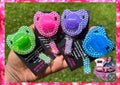 Bedazzled Pacifier Badge Reel | Rhinestone Bling Pacifier ID Holder | Cute Retractable Badge Reel