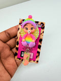 Rainbow Clay Baby Badge Reel | Cute Baby ID Badge Holder | Rhinestone Badge Reel