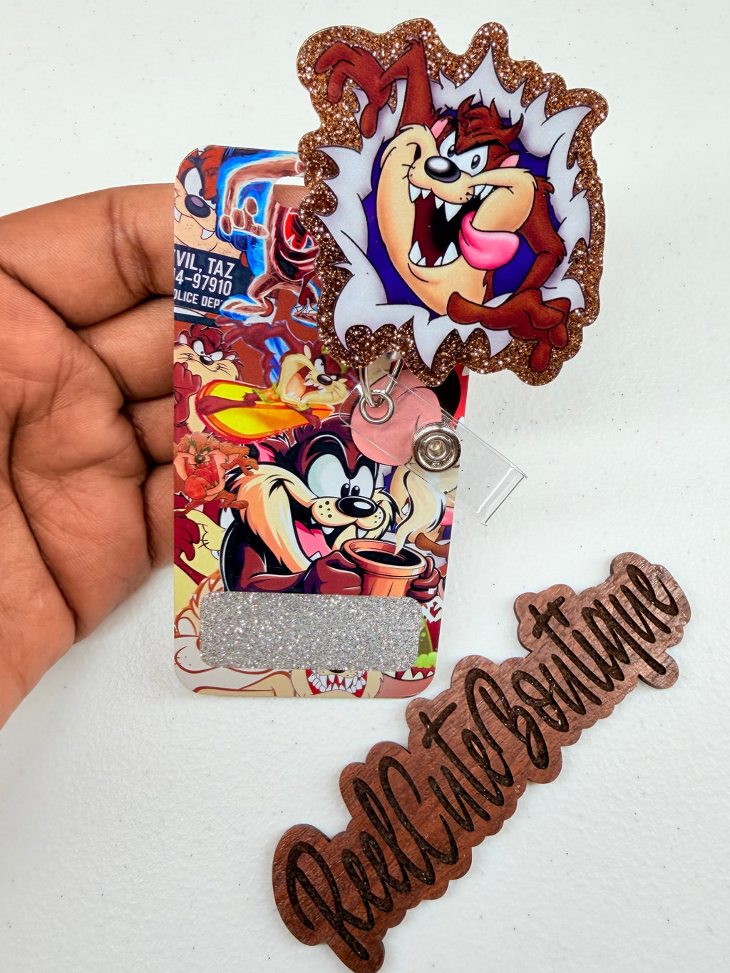 Chaos Coordinator Badge Reel & Badge Buddy Set | Matching Character ID Badge Holder | Fun Pediatric & Healthcare Badge Set