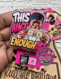 This Ain’t Enough Healthcare Badge Reel | Nurse & Medical Retractable ID Badge Holder