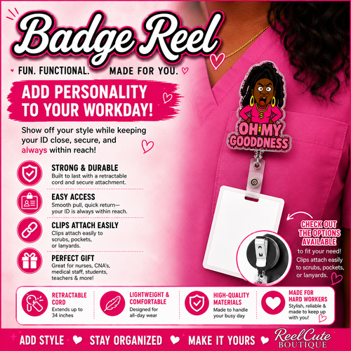 $40?!? Funny Reaction Badge Reel | Meme Acrylic Badge Reel | Retractable ID Badge Holder | Funny Work Badge Reel