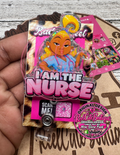 I am the NURSE Healthcare Badge Reel | Nurse & Medical Retractable ID Badge Holder