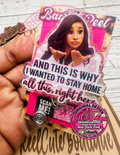 All This Is Why I Wanted to Stay Home Badge Reel | Funny Healthcare Badge Reel | Medical Worker ID Badge Holder