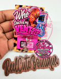 Who touched my vent?! Badge Reel | Funny Healthcare Badge Reel | Medical Worker ID Badge Holder Respiratory Therapist