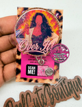Over It Badge Reel | Funny Sassy Retractable ID Badge Holder