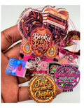 Book Lover Badge Reel | Book Bestie Reader ID Badge Holder